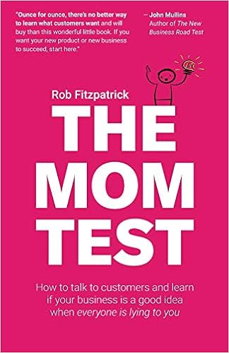 The Mom Test book cover
